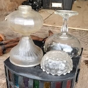 Elegant Glass Home Accent Set